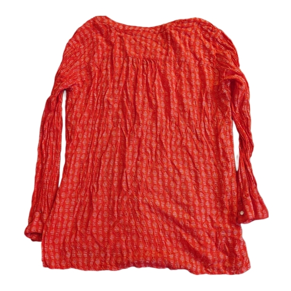 RockFlowerPaper Bright Pink Crinkle Shirt - Medium - Picture 3 of 6